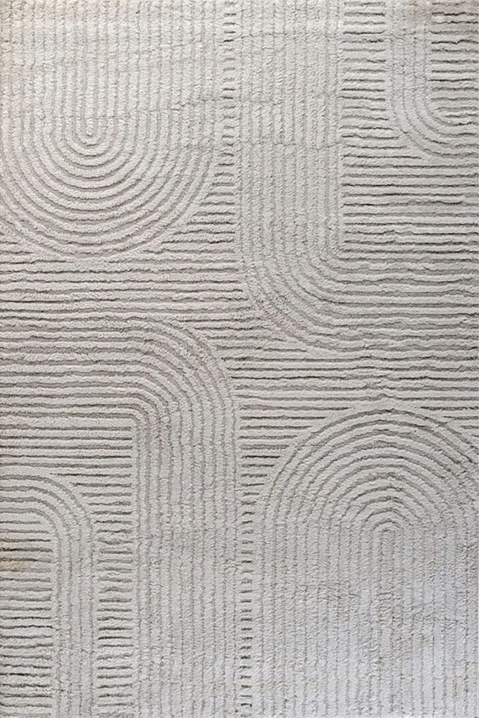Χαλί Alloy 65000-125 Grey Merinos 200X290cm