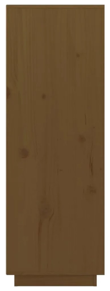 vidaXL Ντουλάπι Ψηλό Καφέ Μέλι 60x40x116,5 εκ. από Μασίφ Ξύλο Πεύκου