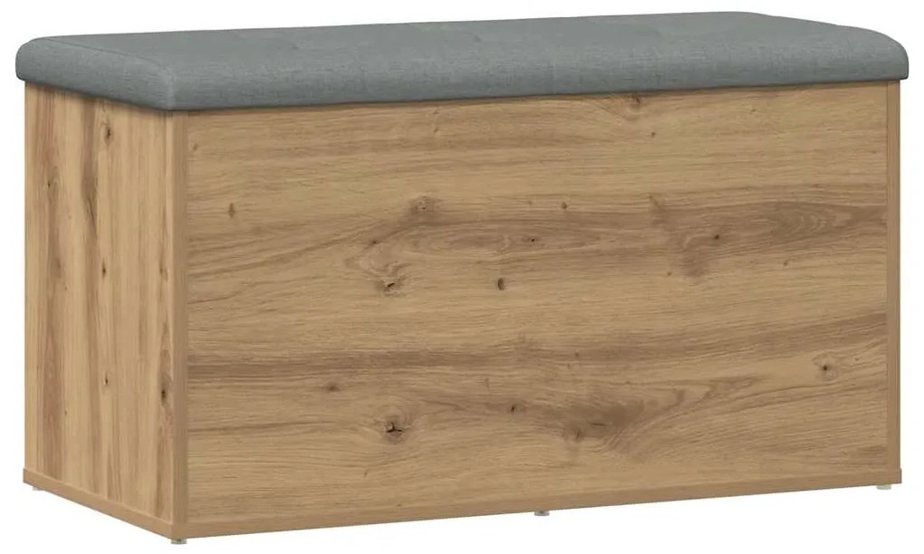 vidaXL Πάγκος αποθήκευσης  Artisan Oak 82x42x45 cm Κατασκευασμένο ξύλο