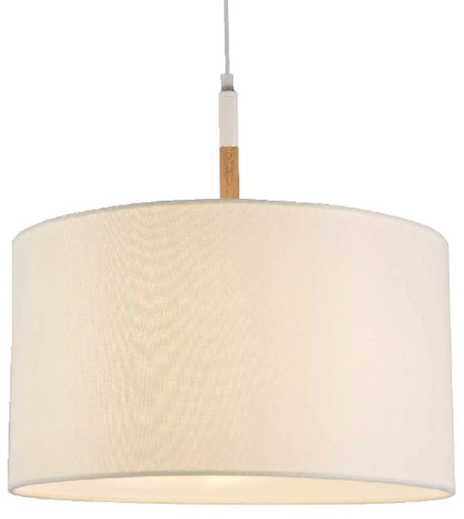 Φωτιστικό Οροφής Textile &amp; Crystal OD650840PWH White Metal, Fabric