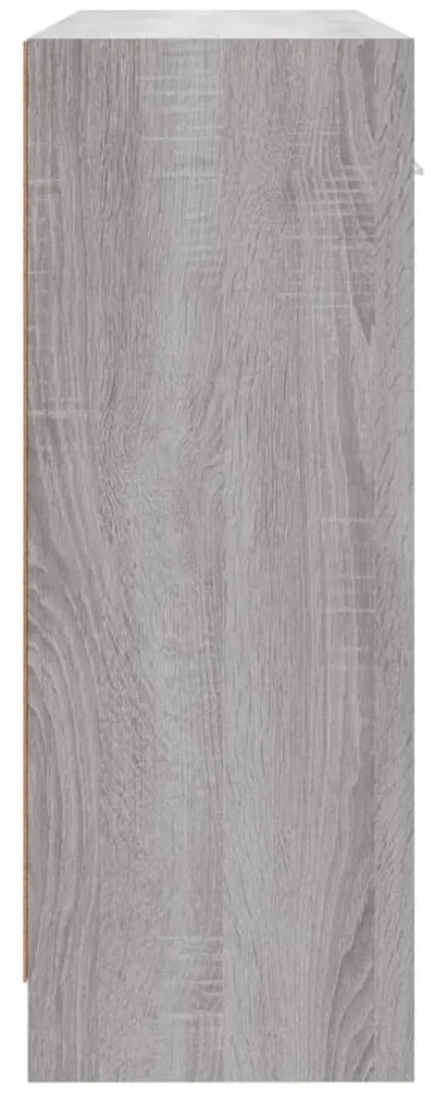 vidaXL Ντουλάπι Γκρι Sonoma 91 x 28 x 75 εκ. από Επεξεργασμένο Ξύλο
