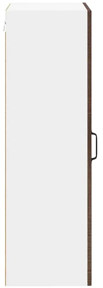 vidaXL Ντουλάπα Κουζίνας με ράφι Καφέ δρυς 50 x 31 x 100 εκ.