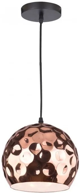 Κρεμαστό Φωτιστικό V-TAC  ROSE GOLD Χαλκός με ντουί Ε27 Φ200 3716