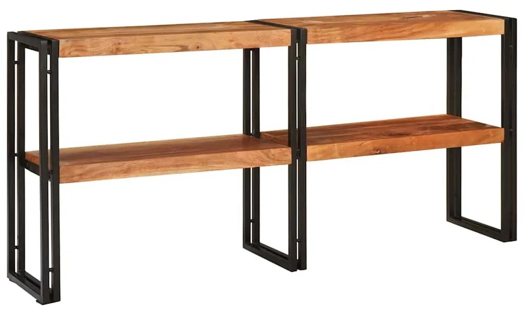 vidaXL Τραπέζι κονσόλας Καφέ 160 x 33 x 75 εκ. Μασίφ ξύλο ακακίας
