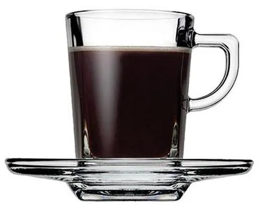 Φλυτζάνι Espresso 75ml + Πιατάκι Pasabahce By Espiel SP95754K6