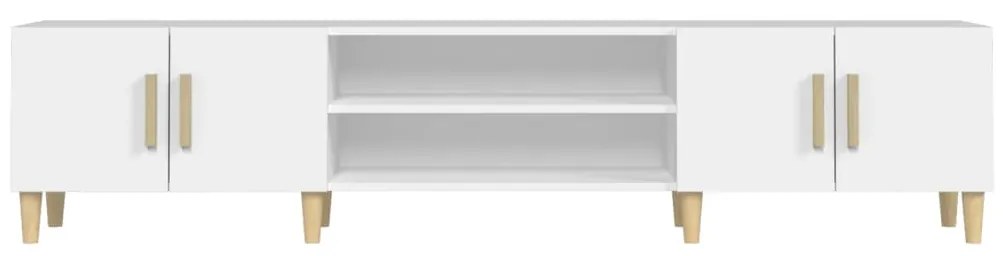 vidaXL Έπιπλο Τηλεόρασης Λευκό 180 x 31,5 x 40 εκ. Επεξεργασμένο Ξύλο