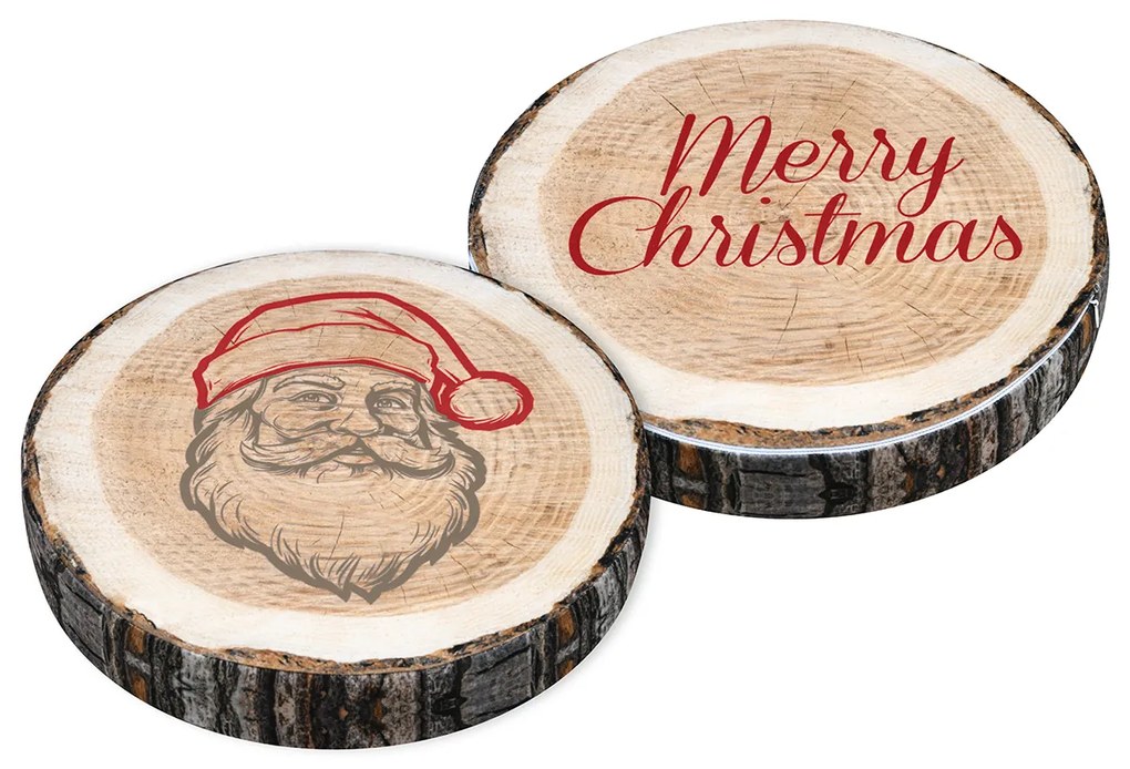 Χριστουγεννιάτικο Μαξιλάρι Καρέκλας 2 Όψεων(Φ38) S-F Noel Multicolor CUD834001GAL-R/2