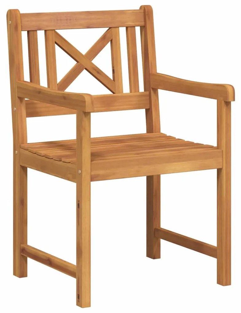 vidaXL Καρέκλες  σε σετ των 2, διαστάσεων 56x56x90 εκ., από μασίφ ξύλο ακακίας.