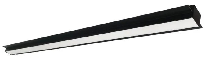 Γραμμικό Φωτιστικό Χωνευτό Viokef Sasa 3917-04058-3-B-P-N L580 3000K Μαύρο Ματ