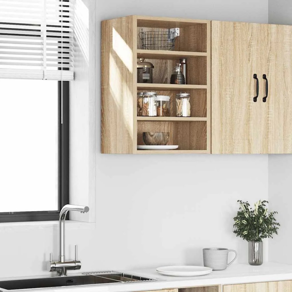 vidaXL κρεμαστό ντουλάπι Sonoma Oak 40x29,5x60 cm Κατασκευασμένο ξύλο