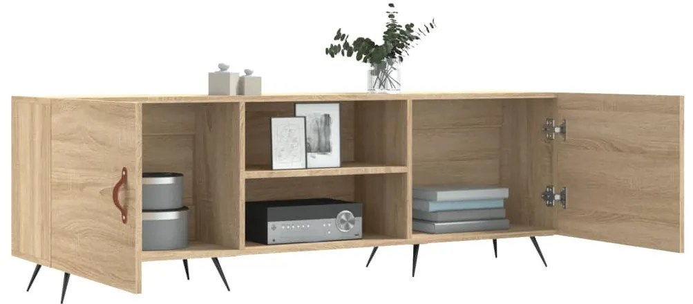 vidaXL Έπιπλο Τηλεόρασης Sonoma Δρυς 150x30x50 εκ. Επεξεργασμένο Ξύλο