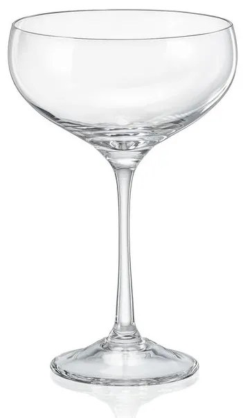 Ποτήρια Κολωνάτα Σετ 4 τμχ. COUPE 180ml PRALINES - Crystalex