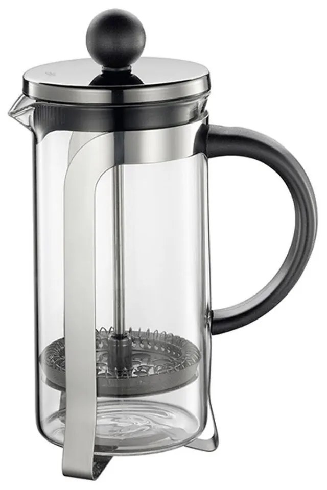 Καφετιέρα Γαλλικού Με Έμβολο Nadine 345902 Φ7,5x17,5cm Inox-Clear Cilio Steel,Glass