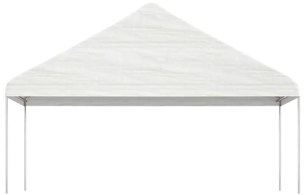 vidaXL Κιόσκι με Τέντα Λευκό 20,07 x 5,88 x 3,75 μ. από Πολυαιθυλένιο