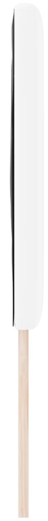 vidaXL Κεφαλάρι Επιτοίχιο με κεφαλάρι Λευκό 144 cm PVC