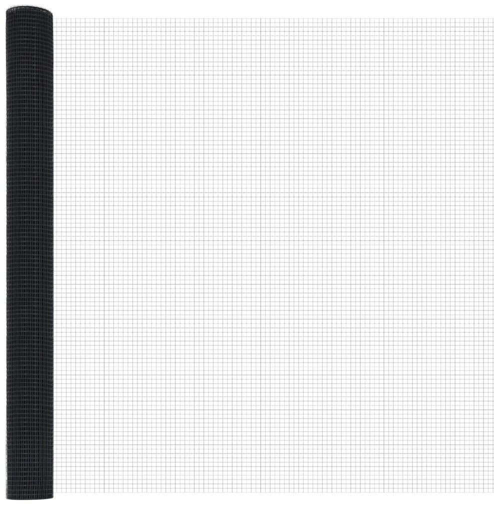 vidaXL Φράκτης Γκρί 1.6x25 μ από Ατσάλι