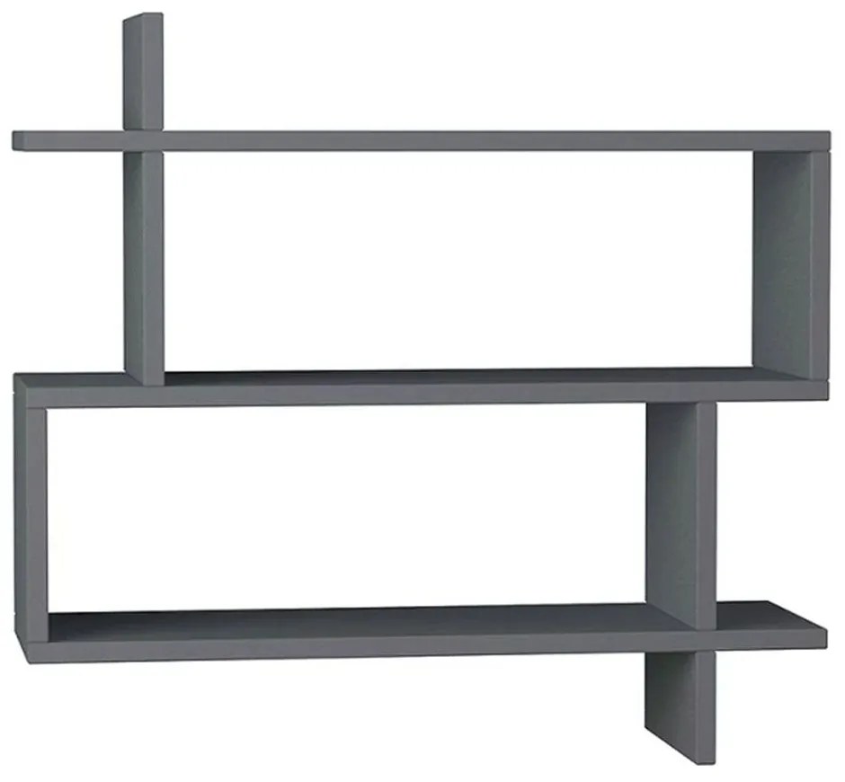 Ραφιέρα Τοίχου Paralel 0207506 70x22x65cm Anthracite