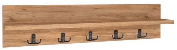 Κρεμάστρα τοίχου Kery από μελαμίνη χρώμα pine oak 80x11x18εκ. GP041-0025,2 Megapap-GP041-0025,2-Μπεζ GP041-0025,2
