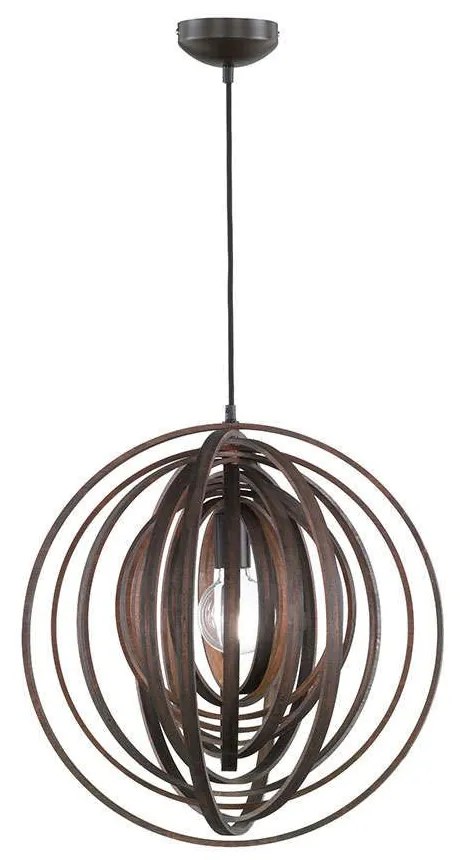 Φωτιστικό Οροφής Boolan 305900126 Brown Trio Lighting Wood
