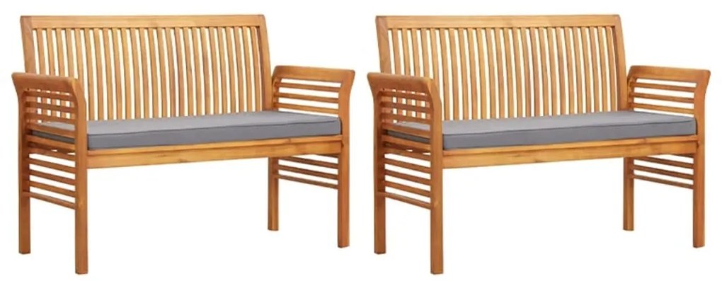 vidaXL Σετ Τραπεζαρίας Εξωτερικού Χώρου 5 τεμ. από Μασίφ Ξύλο Ακακίας