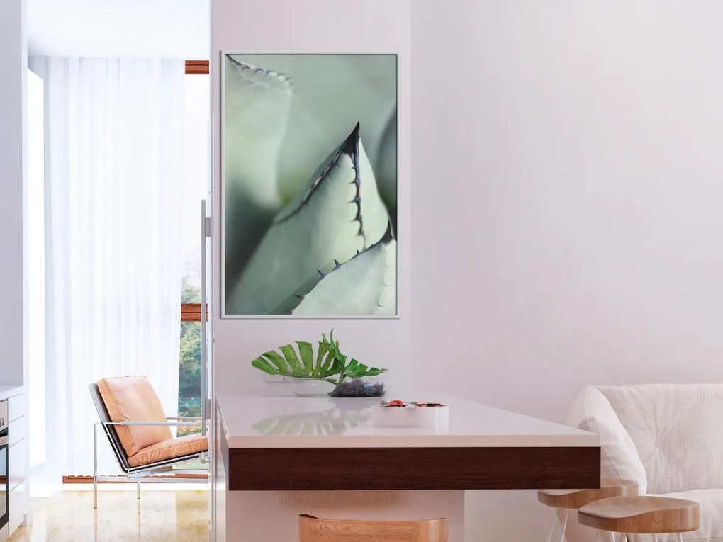 Αφίσα - Young Leaf of Agave - 20x30 - Χρυσό - Χωρίς πασπαρτού