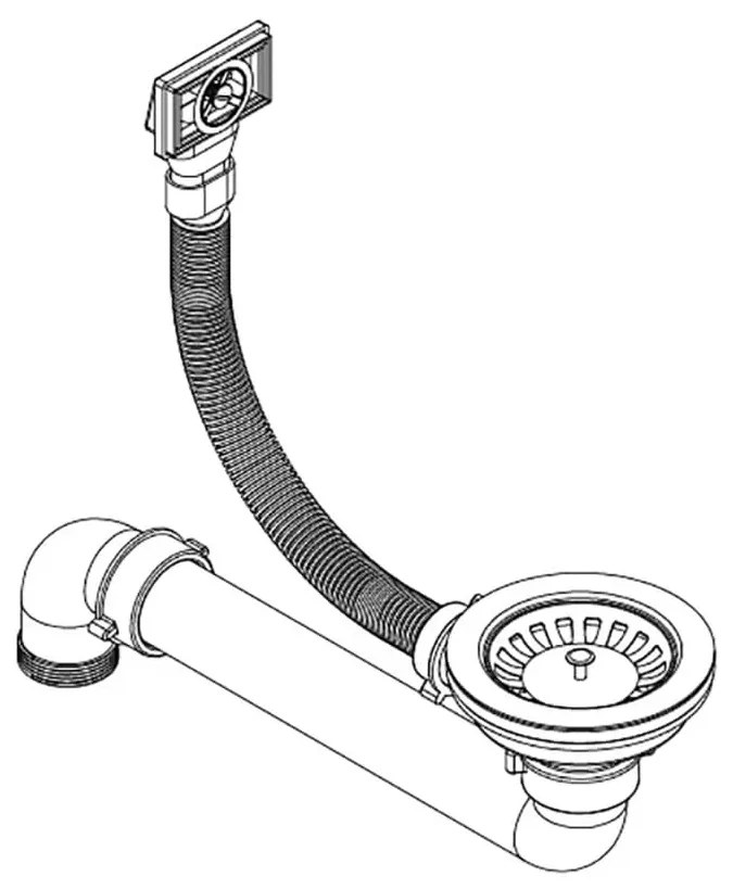 vidaXL Νεροχύτης με Μονή Γούρνα Γκρι Γρανιτένιος