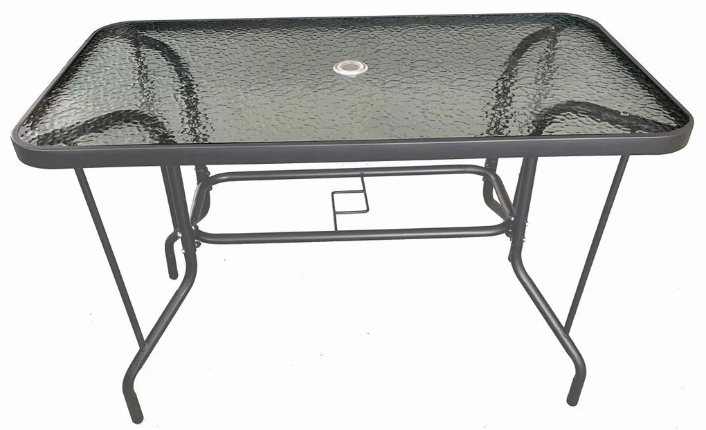 Τραπέζι Μεταλλικό ArteLibre Serefina Γκρι 100x60x70cm-14470007