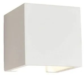 Απλίκα Φωτιστικό Τοίχου Λευκό Κύβος CERAMIC 4096900 Viokef 4096900 Λευκό