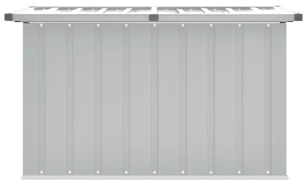 vidaXL Μπαούλο Αποθήκευσης Κήπου Γκρι 109 x 67 x 65 εκ.