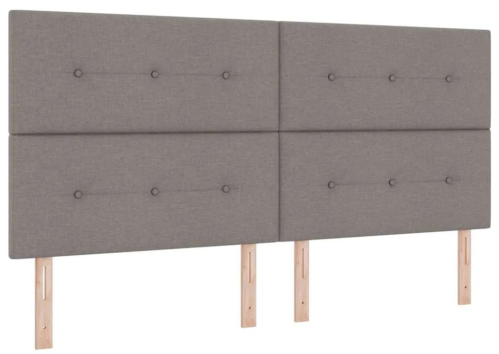 vidaXL Κεφαλάρι με κεφαλάρι Taupe 200 cm ύφασμα