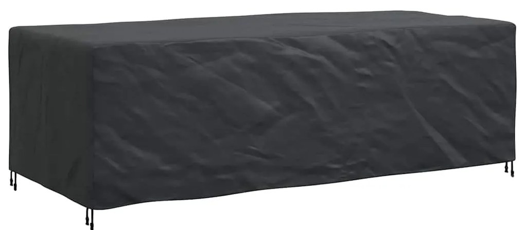 vidaXL Κάλυμμα επίπλων Μονόχρωμο Μαύρο 300 x 110 x 70 εκ. 420D