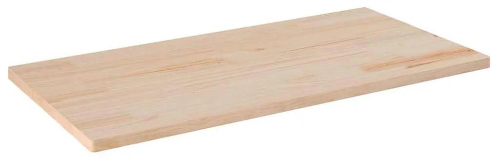 vidaXL Επιφάνεια Τραπεζιού Ορθογ. 100x50x2,5 εκ. από Μασίφ Ξύλο Πεύκου