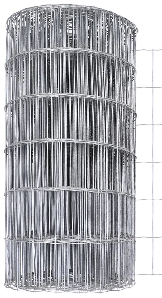 vidaXL Euro Fence με 13 Πόλους 0.6x25 μ Γαλβανισμένος Χάλυβας