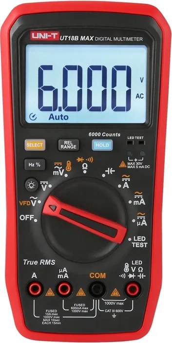 Ψηφιακό πολύμετρο Uni-T True RMS UT18B MAX
