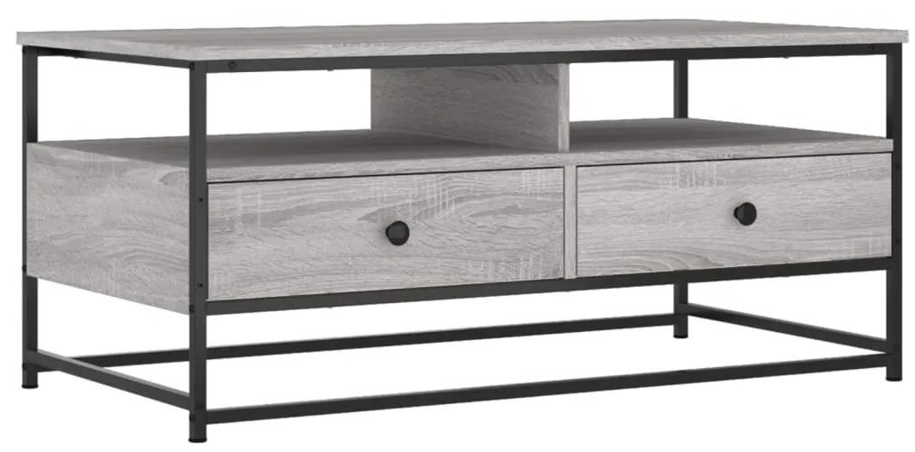 vidaXL Τραπεζάκι Σαλονιού Γκρι Sonoma 100 x 51 x 45 εκ. Επεξεργ. Ξύλο