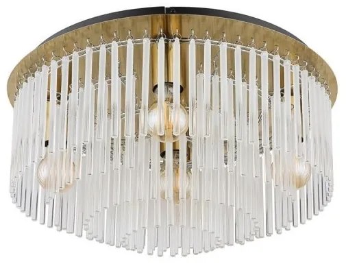 Πλαφονιέρα Φωτιστικό Οροφής 5xE27 Χρυσό Φ50 Gorley 15698D1M Globo Lighting-15698D1M-Χρυσό 15698D1M