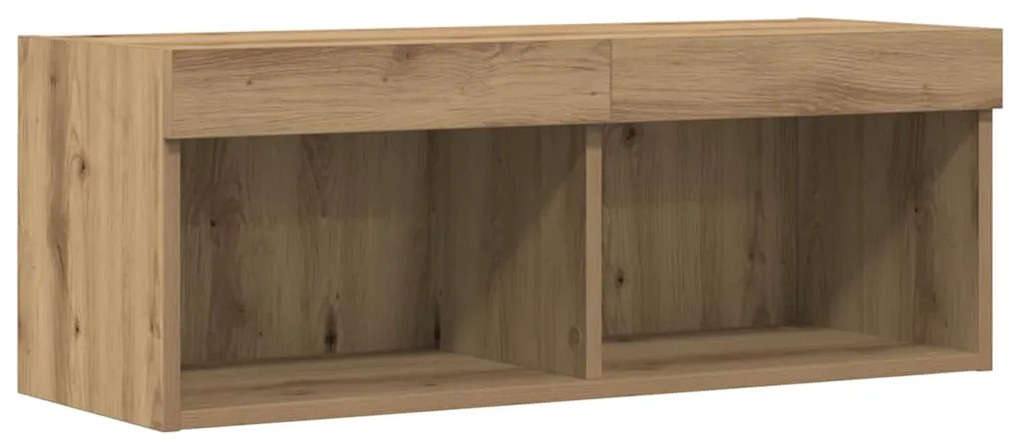 vidaXL Ντουλάπι TV Επιτοίχιο 2 pcs Artisan Oak 80 x 30 x 30 εκ