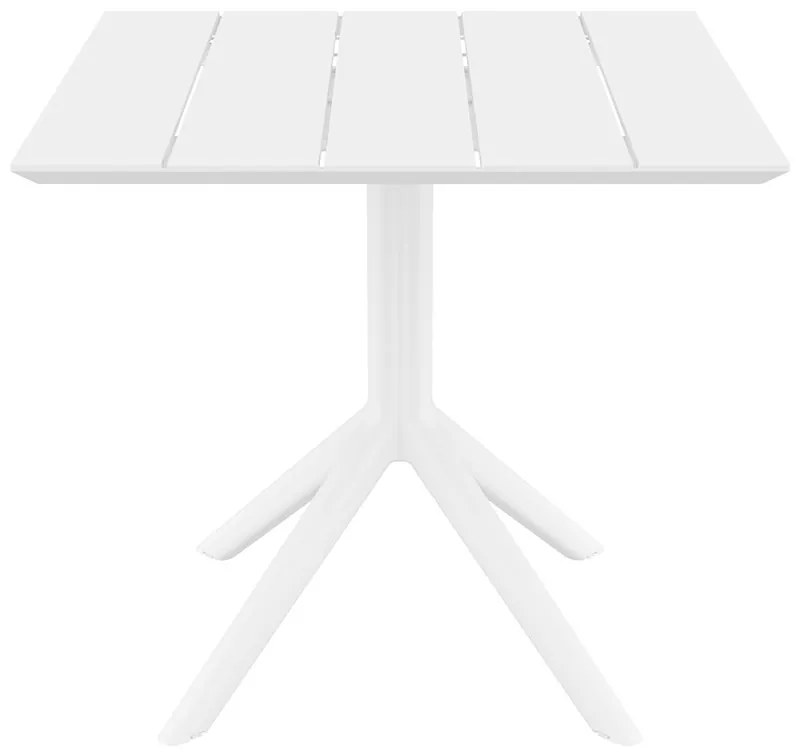SIESTA PARIS WHITE 80X80X74εκ. ΤΡΑΠΕΖΙ ΠΟΛ/ΝΙΟΥ 80X80X74εκ.20.0865
