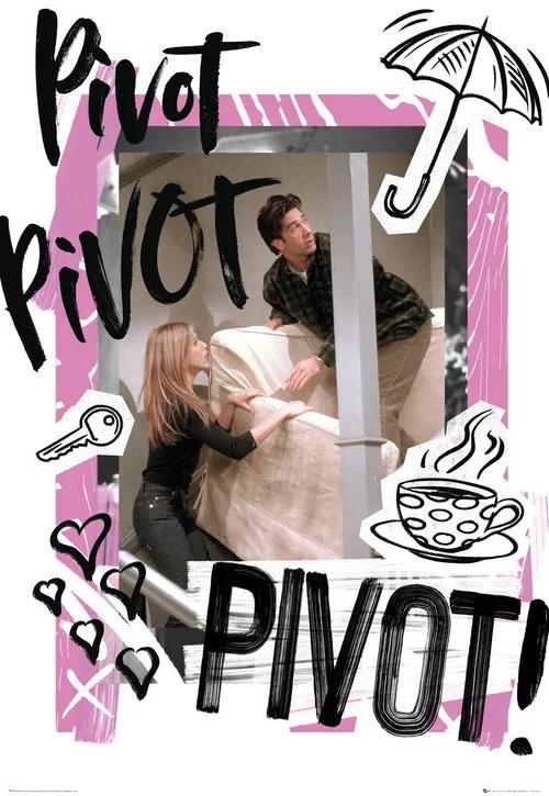 Αφίσα Friends - Pivot, (61 x 91.5 cm)
