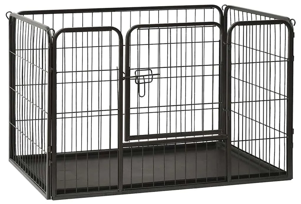 Πάρκο Σκύλου 91,5 x 59 x 61 εκ. Ατσάλινο