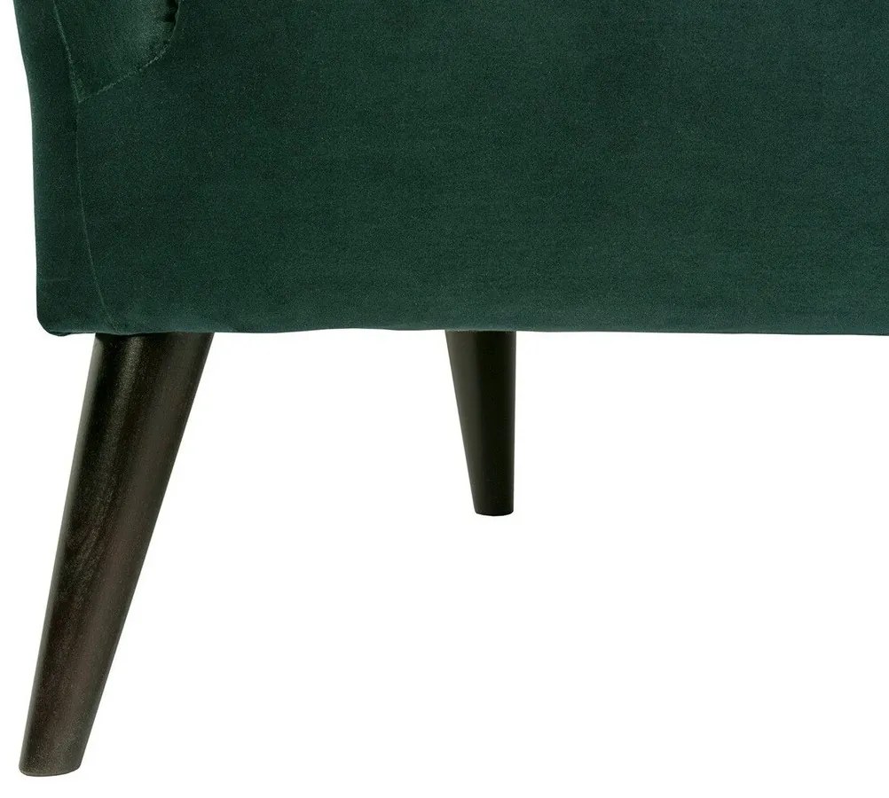 Πολυθρόνα Boston 154, Πράσινο, 107x94x86cm, 26 kg, Ταπισερί, Πόδια: Ξύλο | Epipla1.gr