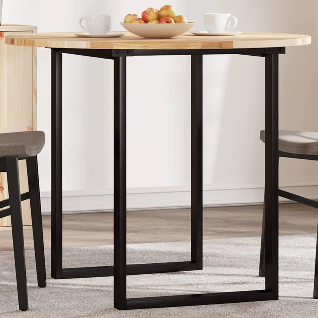 vidaXL Επιφάνεια Τραπεζιού Στρογγυλή Ø90x2 εκ. από Μασίφ Ξύλο Ακακίας