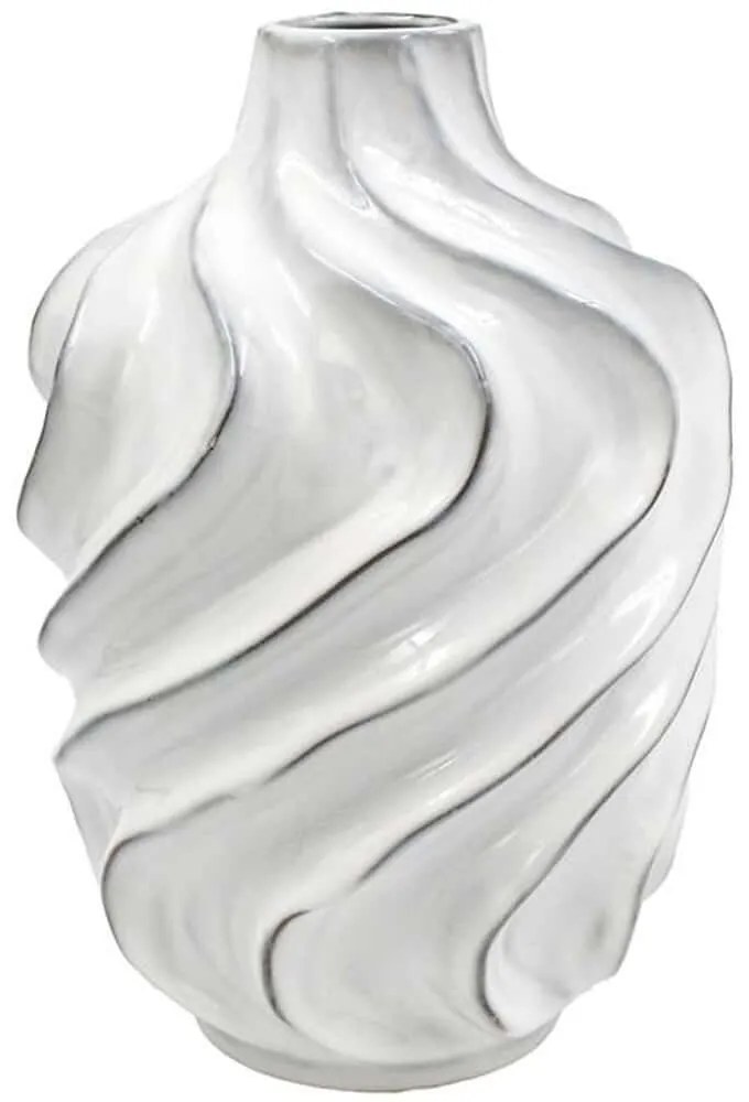 Βάζο 0048-125-009 21x31cm White Κεραμικό
