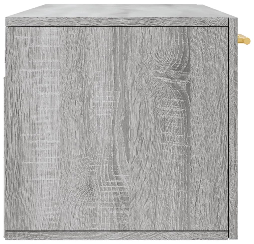 vidaXL Ντουλάπι Τοίχου Γκρι Sonoma 100x36,5x35 εκ. Επεξεργασμένο Ξύλο