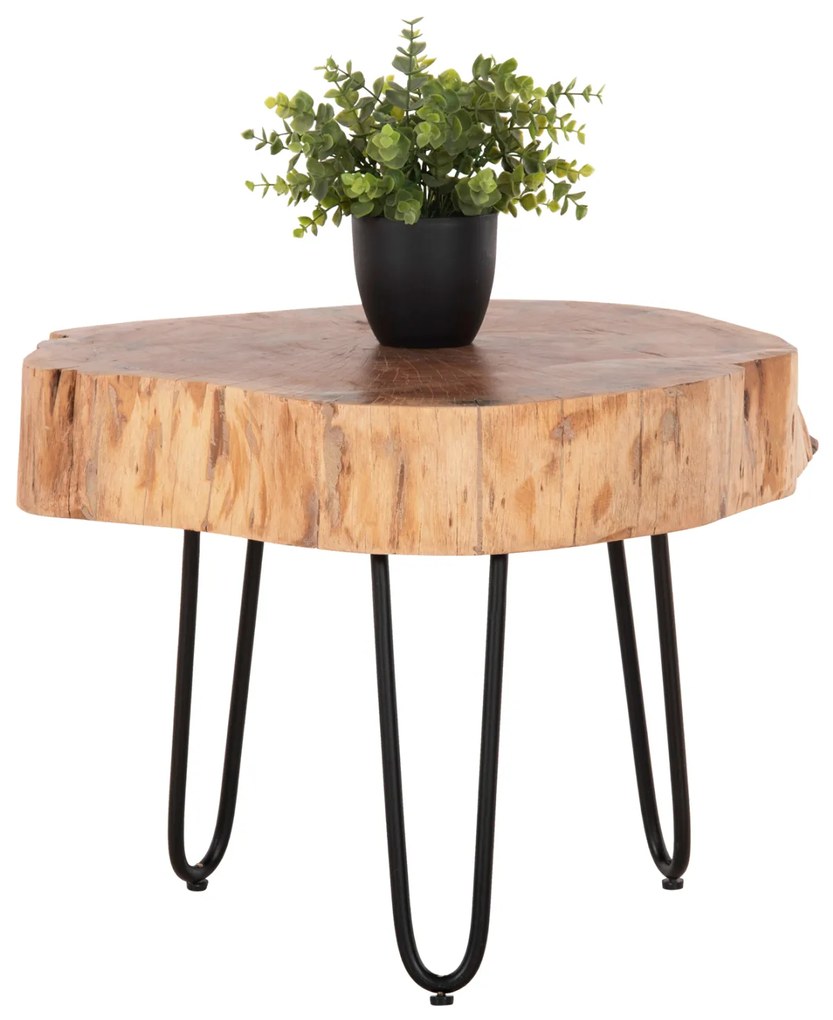 ΤΡΑΠΕΖΙ ΣΑΛΟΝΙΟΥ ΑΠΟ ΜΑΣΙΦ ΚΟΡΜΟ ΑΚΑΚΙΑΣ ΠΑΧΟΥΣ 10εκ. FB98779.11 60x60x40Υκ. 0532939