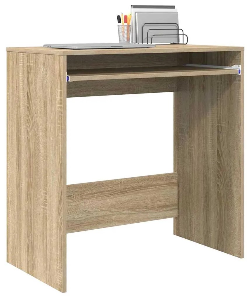 vidaXL Γραφείο Sonoma Δρυς 77,5 x 43 x 79 εκ Επεξεργασμένο ξύλο