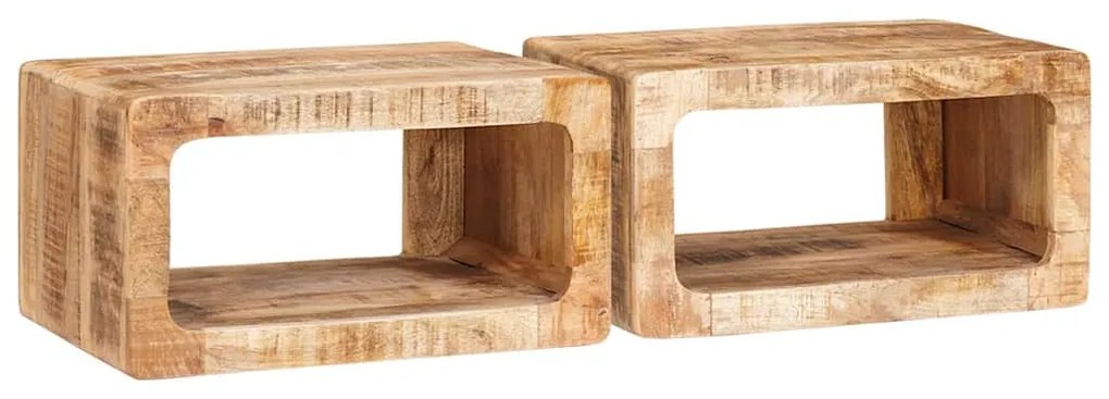 vidaXL Κομοδίνα 45 x 30 x 24 εκ. Μασίφ ξύλο μάνγκο