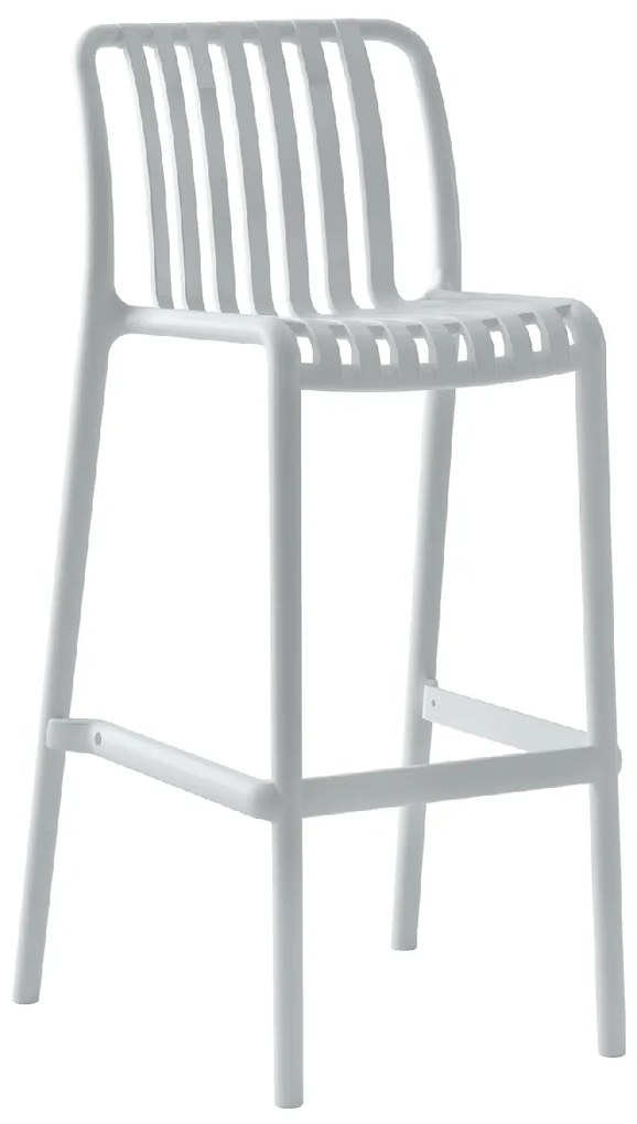 ΣΚΑΜΠΟ BAR ARTELIBRE TAHITI ΛΕΥΚΟ PP 47X38X102CM