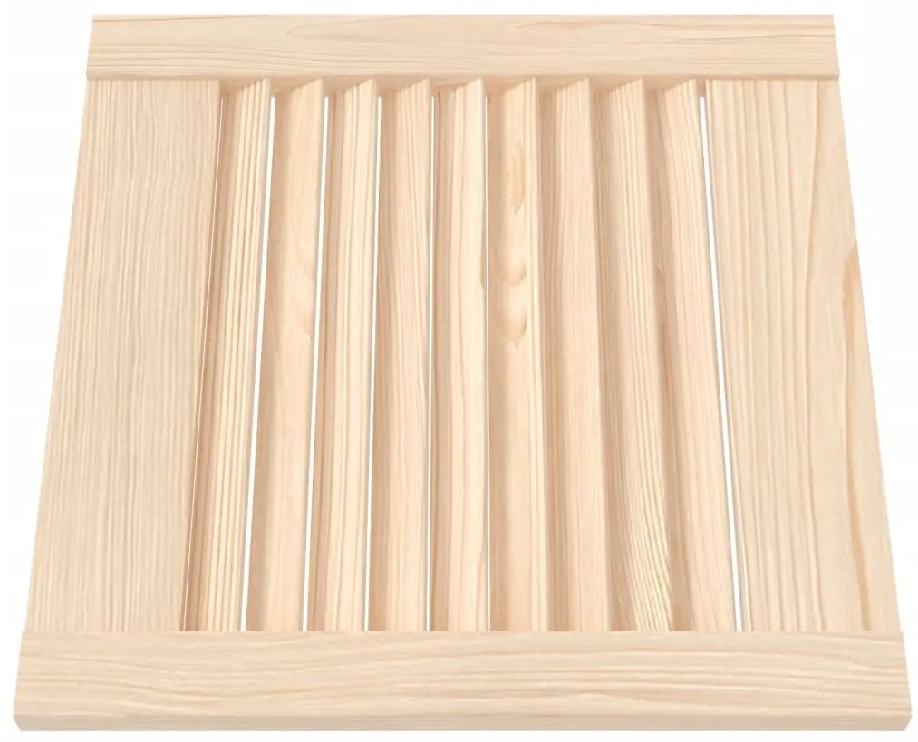 vidaXL Πορτάκι με Περσίδες 39,5 x 39,4 εκ. από Μασίφ Ξύλο Πεύκου