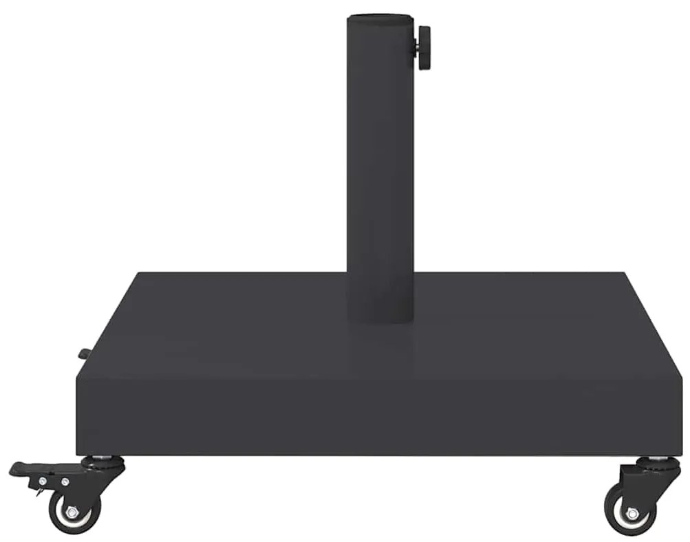 vidaXL Εξωτερική βάση ομπρέλας Σκούρο γκρι 45 x 45 x 31.5 εκ.